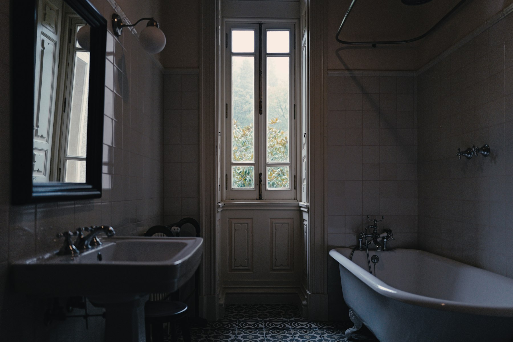 Badezimmer vor der Sanierung